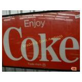 VINTAGE 37" X 24" COCA-COLA ADVERTISING SIGN