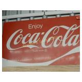 VINTAGE 36" X 24" COCA-COLA ADVERTISING SIGN