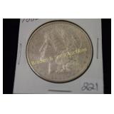 US 1882-S MORGAN SILVER DOLLAR. AU QUALITY