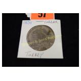 TURKISH 1804 YUZLUK SILVER COIN