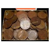 GROUP OF 100 US WHEAT PENNIES