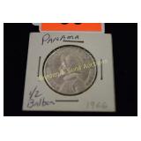 PANAMA 1966 ONE-HALF BALBOA