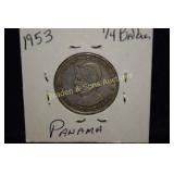 PANAMA 1953 1/4 BALBOA