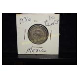 MEXICAN 1936 TEN CENT PIECE