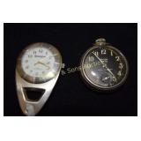 GROUP OF 2 POCKET WATCHES. NEED REPAIR.