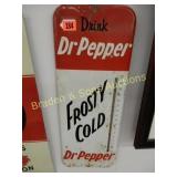 VINTAGE 26" X 10" DR PEPPER THERMOMETER