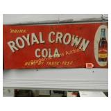 VINTAGE 28" X 12" RC COLA ADVERTISING SIGN