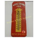 VINTAGE 26" X 10" RC COLA ADVERTISING THERMOMETER