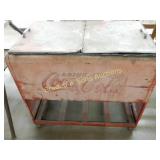 ANTIQUE COCA-COLA VENDING MACHINE - NEEDS REPAIR