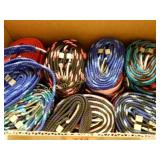 BOX OF ASSTD BRAIDED NYLON BELTS