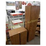 GROUP OF 2 CONTEMPORARY STORAGE CABINETS