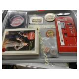 TRAY OF ASSTD COCA-COLA COLLECTIBLES