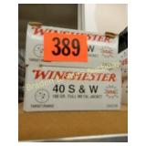 GROUP OF 100 ROUNDS REMINGTON CAL 40 S&W AMMO