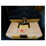 GROUP OF 2 TOOL BOXES WITH TOOLS