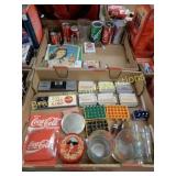 GROUP OF 2 BOXES OF ASSTD COCA-COLA COLLECTIBLES