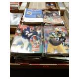 GROUP OF 2 BOXES OF ASSTD SPORT AND CARD MAGAZINES