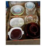 GROUP OF 2 BOXES OF ASSTD BOWLS, ETC.