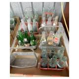 GROUP OF 2 BOXES OF ASSTD SODA POP BOTTLES & CANS