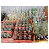 GROUP OF 5 CRATES OF COCA-COLA BOTTLES (SOME ARE