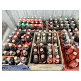 GROUP OF 5 CRATES OF COCA-COLA BOTTLES (SOME ARE