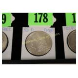 US 1921-D PEACE SILVER DOLLAR