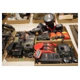 GROUP OF 3 BOXES OF ASSTD BATTERIES & CHARGERS