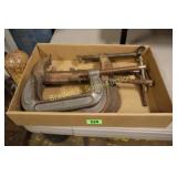 GROUP OF 4 - 5" C CLAMPS