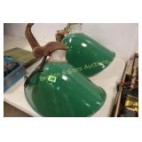 GROUP OF 2 VINTAGE SERVICE STATION OUTDOOR LIGHTS