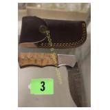 CUSTOM MADE 5" DAMASCUS STEEL FOLDING POCKET KNIFE