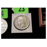 1922-D PEACE SILVER DOLLAR