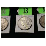 US 1923-D PEACE SILVER DOLLAR