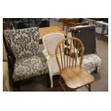 GROUP OF 4 VINTAGE CHAIRS