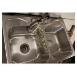 USED STAINLESS STEEL SINK