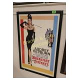 FRAMED 33" X 22" CONTEMPORARY AUDREY HEPBURN
