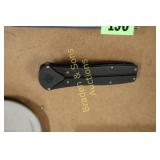 NEW IN BOX SMITH & WESSON FOLDING KNIFE WITH BELT