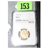 MGC GRADED MS62 1900  $5 LIBERTY HEAD GOLD COIN