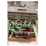 USED TOOL BOX AND BOX OF TRAILER WIRING