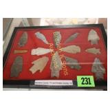 GROUP OF 14 NATIVE AMERICAN ARTIFACTS FROM KIMBLE