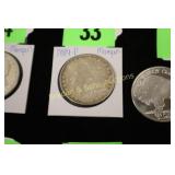 US 1889-P MORGAN SILVER DOLLAR