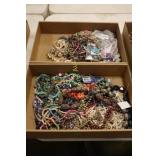 GROUP OF 2 BOXES OF ASSTD COSTUME JEWELRY