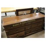 CONTEMPORARY DRESSER WITH MIRROR.