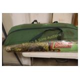 USED COLEMAN 8 PERSON TENT WITH CARRY CASE