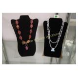 GROUP OF 2 LADIES DESIGNER NECKLACES