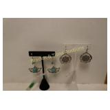 TWO PAIR OF LADIES NATIVE AMERICAN STYLE EARRINGS