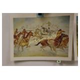 GROUP OF 10 UNFRAMED ARTIST SIGNED WILLIAM NELSON