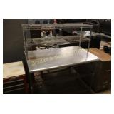 USED 48"  X 30" STAINLESS STEEL WORK TABLE.