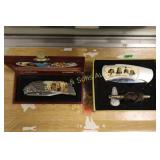 GROUP OF 2 NATIVE AMERICAN COMMEMORATIVE FOLDING