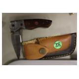 NEW CUSTOM MADE 7" DAMASCUS STEEL FOLDING POCKET