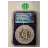 NGC GRADED PF 69 CAMEO 1776-1976 WASHING SILVER