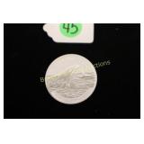 BRILLIANT UNCIRCULATED 2 OZ AUSTRALIAN SILVER